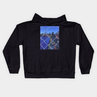 Night sky painting Kids Hoodie